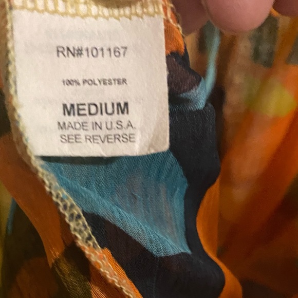 Colourful CHA CHA VENTE Top Size Medium EUC - Picture 7 of 7